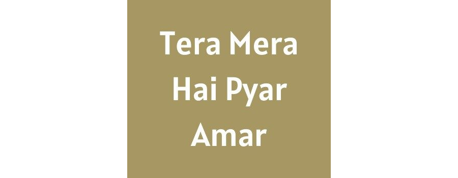 Tera Mera Hai Pyar Amar Ringtone Download MP3